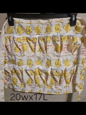 Yellow Chick Print EGG APRON